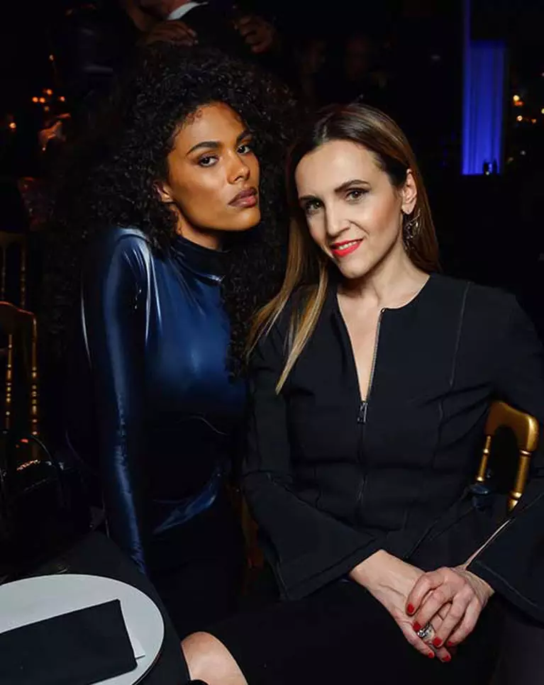 Tina Kunakey et Sandrine Groslier au gala de charité du magazine Numero - MAGAZINE MUGLER