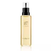 Flacon rechargeable du parfum Alien Goddess avec pompe noire sur fond blanc