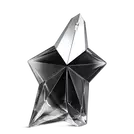 Mugler Angel Fantasm Eau de Parfum in sleek gunmetal silver star-shaped bottle on white background